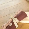 Cache Cœur Accessoires Bebe|Homewear-2 Maxi Langes bébé 65x65cm Trousseau Prune
