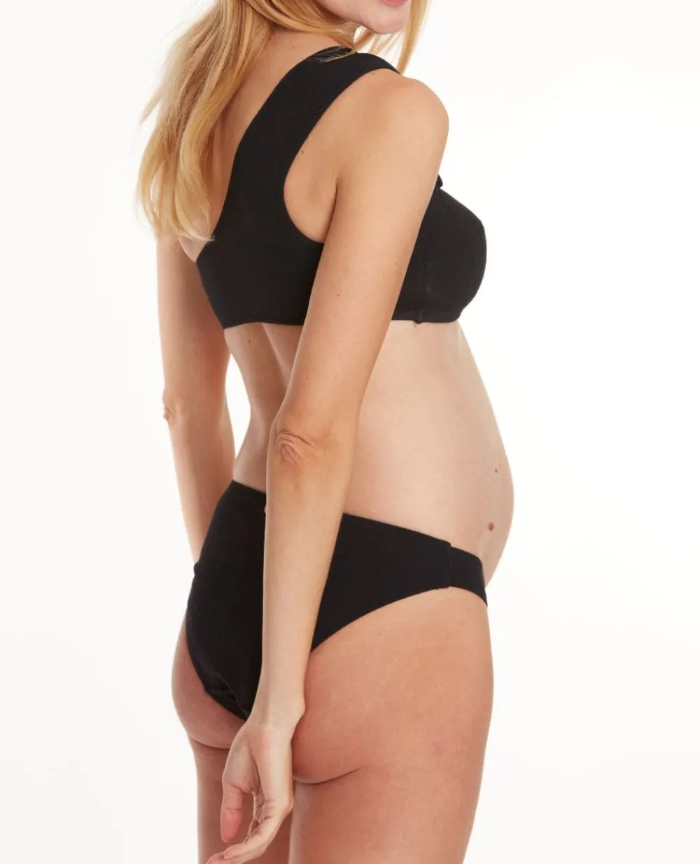 Cache Cœur Maillots De Bain De Grossesse|Maillots De Bain Allaitement-Bikini de maternité Bayside noir