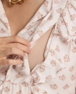 Cache Cœur Hauts-Blouse de grossesse et d’allaitement Nelly