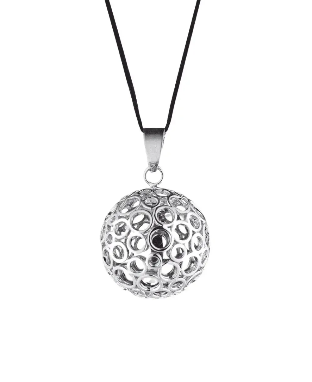 Cache Cœur Bolas De Grossesse|Bolas De Grossesse-Bola de grossesse - Bulles - Argent