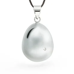 Cache Cœur Bolas De Grossesse|Bolas De Grossesse-Bola de grossesse - Egg Rhodium - Cristal Swarovski