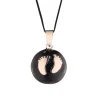 Cache Cœur Bolas De Grossesse|Bolas De Grossesse-Bola de grossesse Babyfeet Email Noir