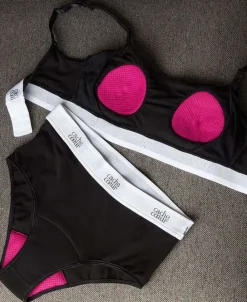Cache Cœur Coussinets D'allaitement|Coussinets D'allaitement Lavables-Brassière d'allaitement absorbante Bodyguard noir