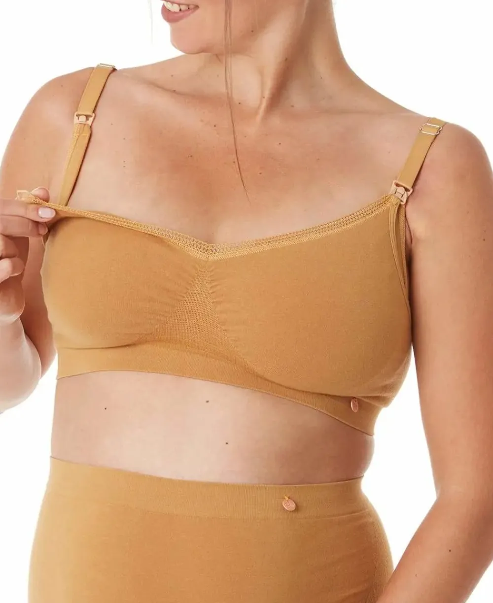 Cache Cœur Soutiens-gorge Sans Armatures|Soutiens-gorge Sans Armatures-Brassière de grossesse et d’allaitement Organic Cumin