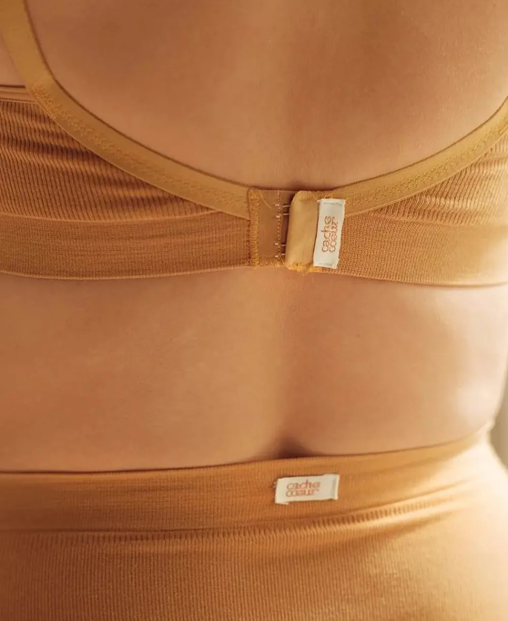 Cache Cœur Soutiens-gorge Sans Armatures|Soutiens-gorge Sans Armatures-Brassière de grossesse et d’allaitement Organic Cumin