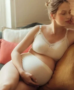 Cache Cœur Soutiens-gorge Sans Armatures|Soutiens-gorge Sans Armatures-Brassière de grossesse et d'allaitement Milk Blush