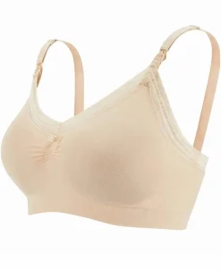 Cache Cœur Soutiens-gorge Sans Armatures|Soutiens-gorge Sans Armatures-Brassière de grossesse et d'allaitement Milk Blush