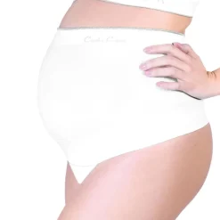 Cache Cœur Ceintures De Grossesse-Ceinture de maintien de grossesse Illusion ivoire Blanc