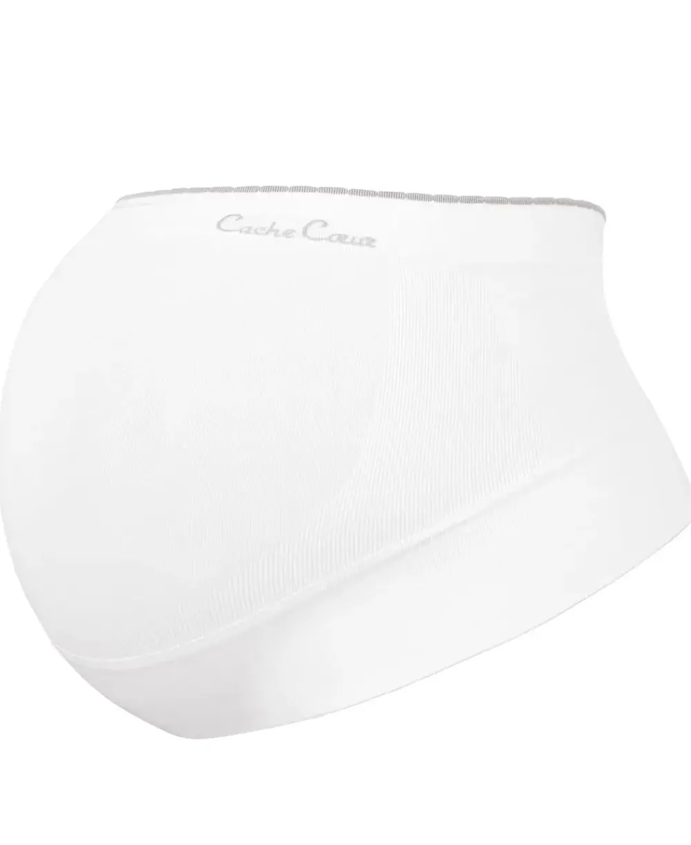 Cache Cœur Ceintures De Grossesse-Ceinture de maintien de grossesse Illusion ivoire Blanc