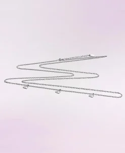 Cache Cœur Bolas De Grossesse|Bolas De Grossesse-Chaine Black rhodium pour bola grossesse