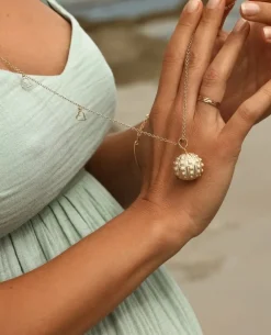 Cache Cœur Bolas De Grossesse|Bolas De Grossesse-Chaine Dorée à l'or fin pour bola grossesse