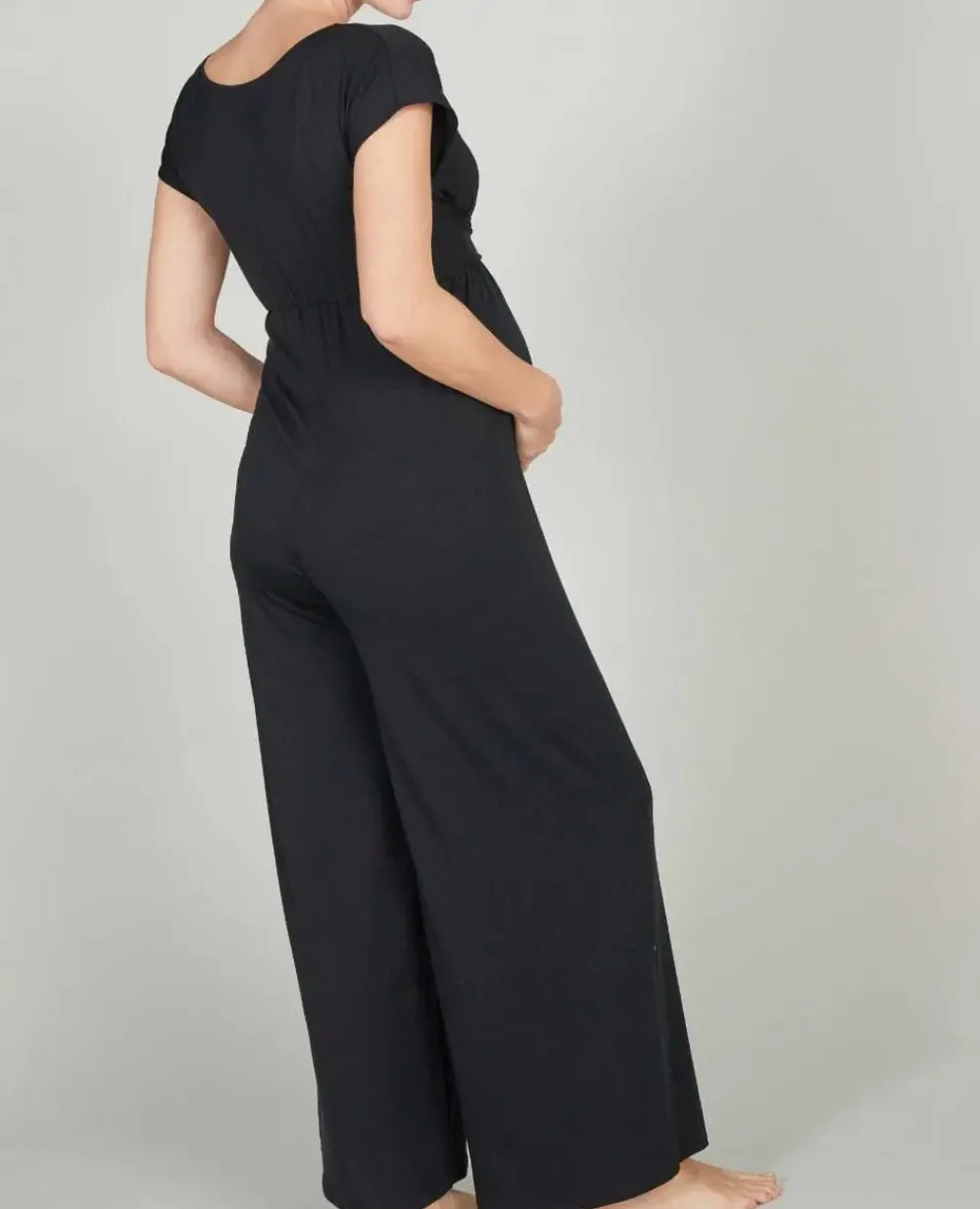 Cache Cœur Homewear|Pyjamas Grossesse-Combinaison de grossesse et d’allaitement Origin noir