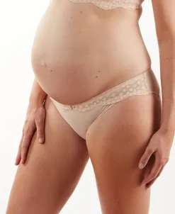 Cache Cœur Culottes De Grossesse|Culottes Et Shortys-Culotte de grossesse LOLLYPOP Beige