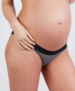 Cache Cœur Culottes De Grossesse|Culottes Et Shortys-Culotte de grossesse Serena Gris