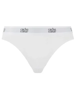 Cache Cœur Culottes De Grossesse|Culottes Et Shortys-Culotte de grossesse taille basse Life Blanc