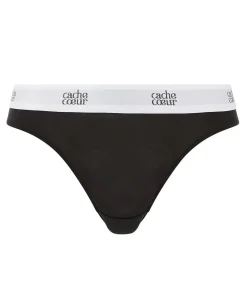 Cache Cœur Culottes De Grossesse|Culottes Et Shortys-Culotte de grossesse taille basse Life Noir