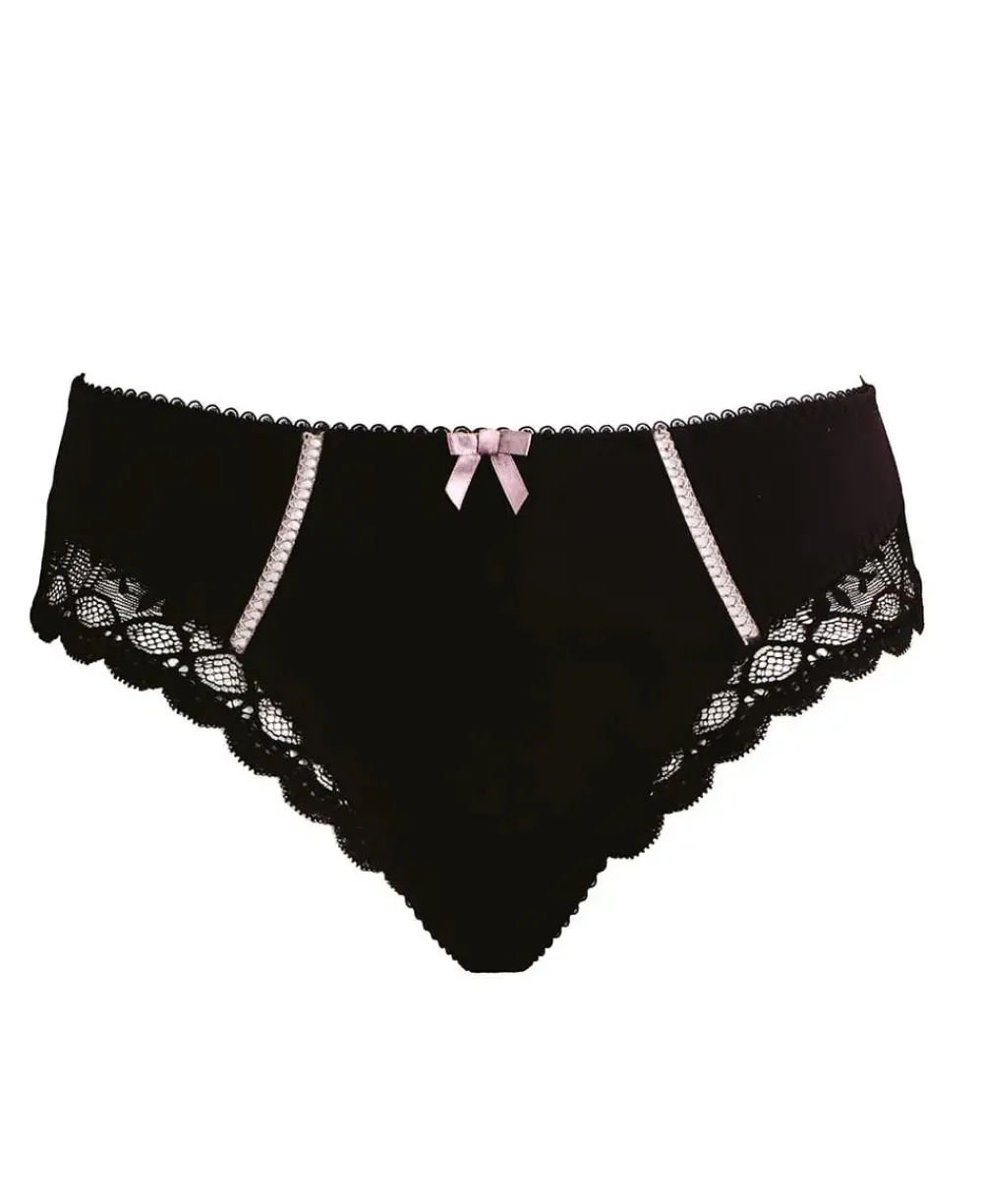 Cache Cœur Culottes De Grossesse|Culottes Et Shortys-Culotte de maternité Lisa Noir