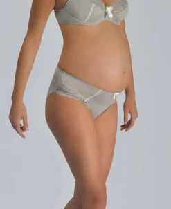 Cache Cœur Culottes De Grossesse|Culottes Et Shortys-Culotte de maternité Lisa kaki Vert