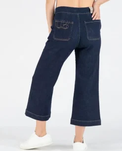 Cache Cœur Pantalons, Jupes & Shorts|Jeans-Jean de grossesse cropped wide leg Jill brut
