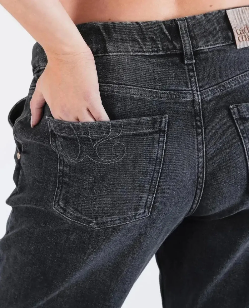 Cache Cœur Pantalons, Jupes & Shorts|Jeans-Jean de grossesse mom fit Carrie gris used