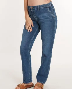 Cache Cœur Pantalons, Jupes & Shorts|Jeans-Jean de grossesse mom fit Carrie mid blue used