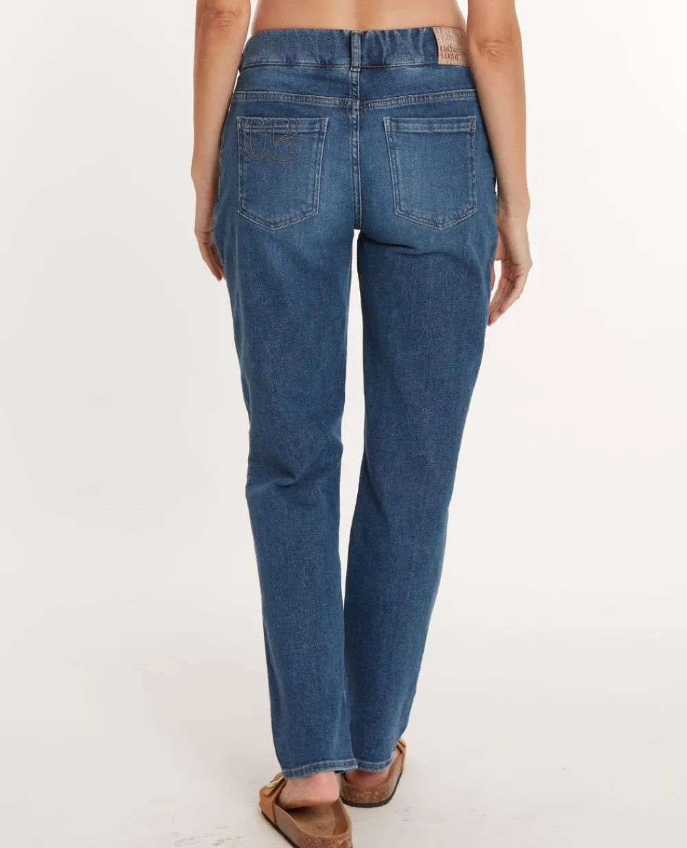 Cache Cœur Pantalons, Jupes & Shorts|Jeans-Jean de grossesse mom fit Carrie mid blue used