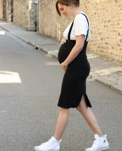 Cache Cœur Pantalons, Jupes & Shorts-Jupe crayon grossesse Alicia noir