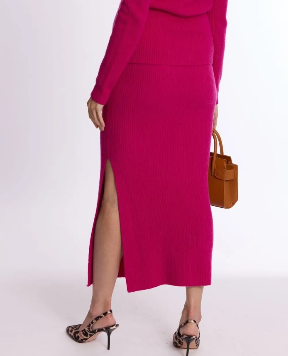 Cache Cœur Pantalons, Jupes & Shorts-Jupe de maternité Monica fushia