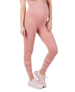 Cache Cœur Sportswear De Maternité|Collants Et Leggings De Grossesse-Legging de sport et de grossesse Woma rose