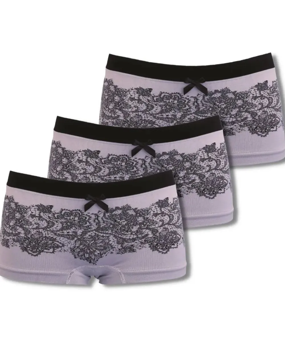 Cache Cœur Bundles / Pack / Lots|Bundles / Pack / Lots-Lot de 3 Shorty de grossesse Illusion Dentelle vintage