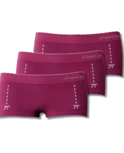 Cache Cœur Bundles / Pack / Lots|Bundles / Pack / Lots-Lot de 3 Shorty de grossesse Illusion cassis