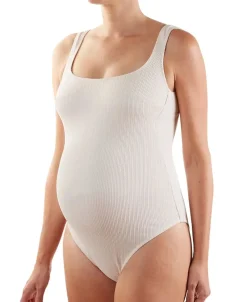 Cache Cœur Maillots De Bain De Grossesse|Maillots De Bain Allaitement-Maillot de bain de grossesse Bayside perle