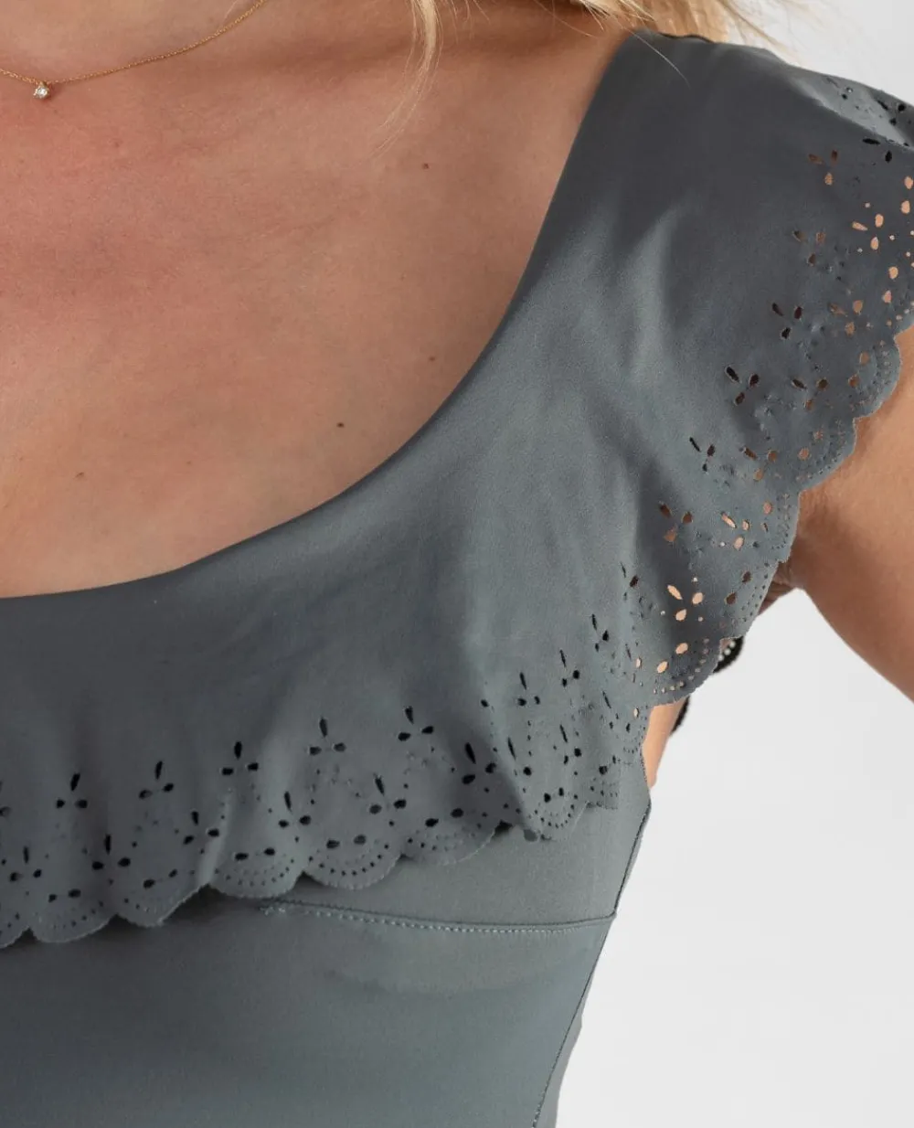Cache Cœur Maillots De Bain De Grossesse|Maillots De Bain Allaitement-Maillot de bain de grossesse Bloom kaki Vert