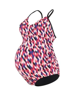 Cache Cœur Maillots De Bain De Grossesse|Maillots De Bain Allaitement-Maillot de bain de grossesse reversible Venezia