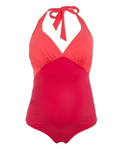 Cache Cœur Maillots De Bain De Grossesse|Maillots De Bain Allaitement-Maillot de bain de grossesse EDEN passion Rose