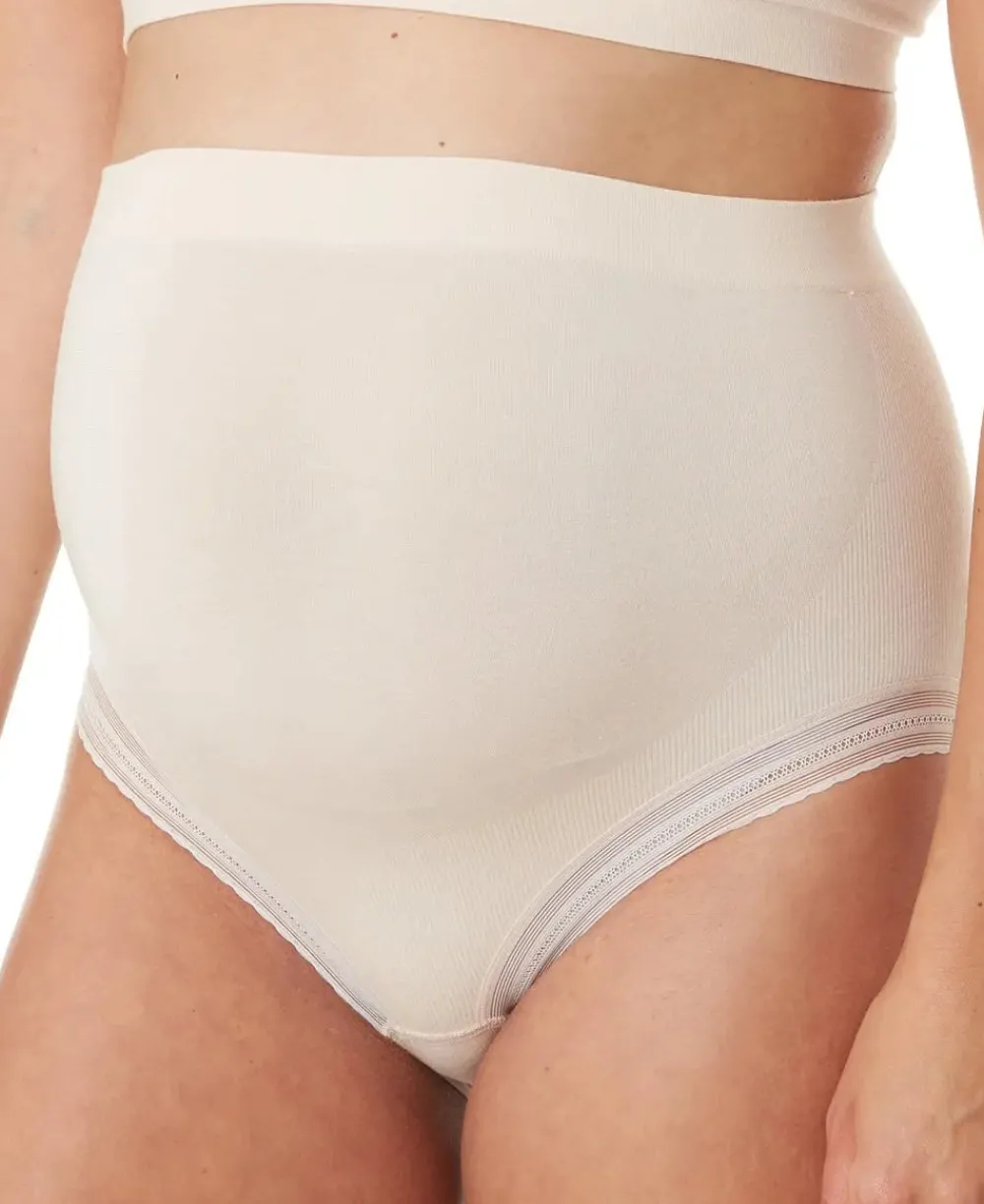 Cache Cœur Culottes De Grossesse|Culottes Et Shortys-Maxi culotte de grossesse sans couture Milk Blush