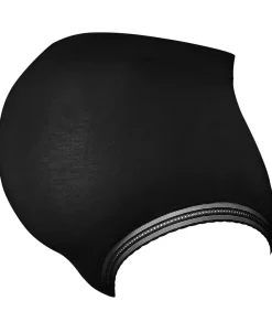 Cache Cœur Culottes De Grossesse|Culottes Et Shortys-Maxi culotte de grossesse sans couture Milk Noir