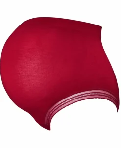 Cache Cœur Culottes De Grossesse|Culottes Et Shortys-Maxi culotte de grossesse sans couture Milk Bordeaux