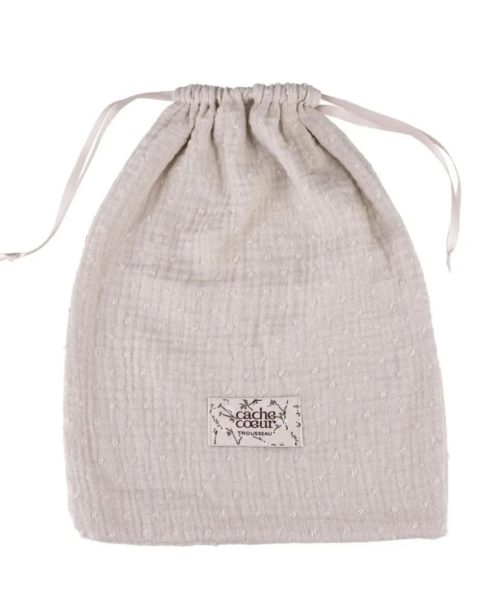 Cache Cœur Homewear|Nuisettes Grossesse-Nuisette de grossesse et d'allaitement Trousseau Beige