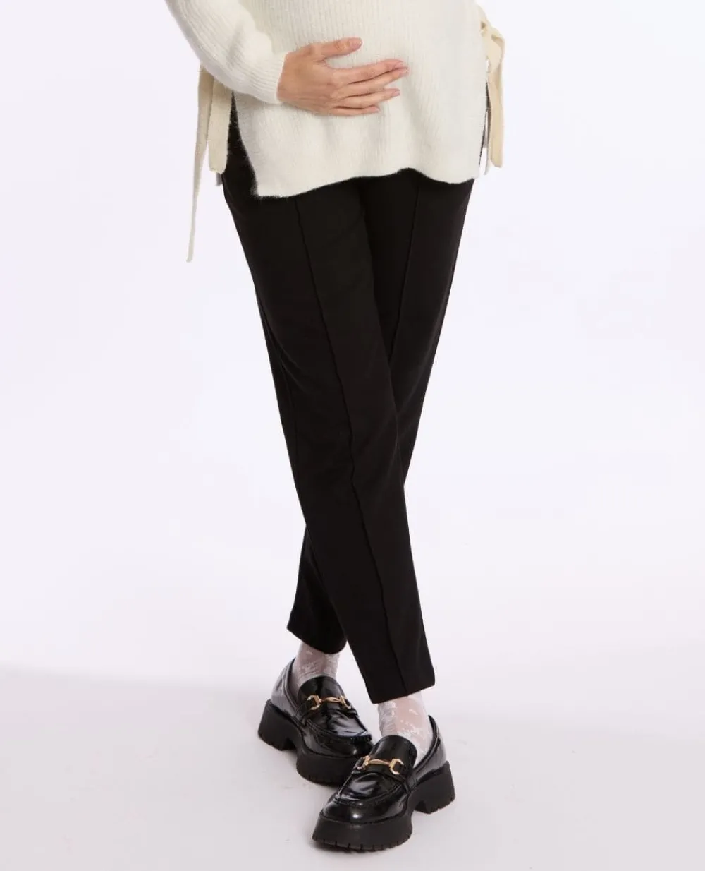 Cache Cœur Pantalons, Jupes & Shorts-Pantalon carotte de maternité Clark