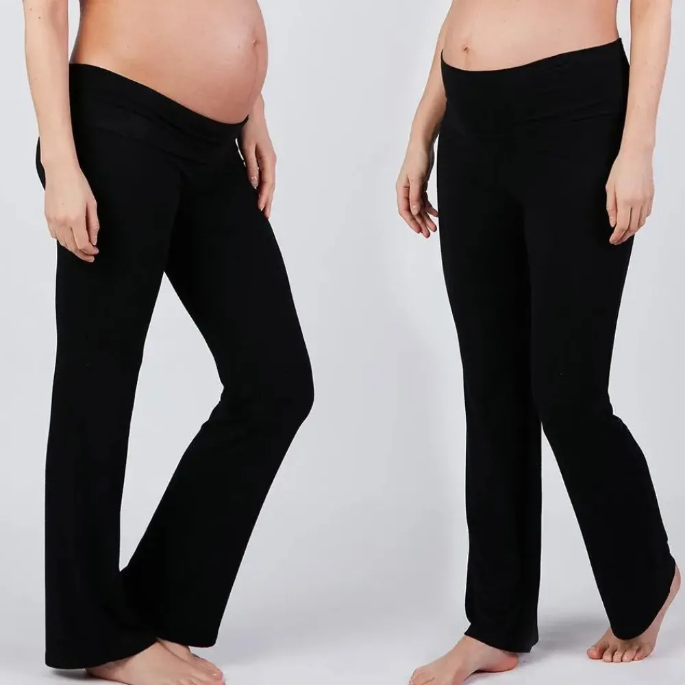 Cache Cœur Pyjamas & Homewear|Pantalons, Jupes & Shorts-Pantalon de grossesse Serenity Noir