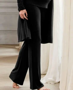 Cache Cœur Pyjamas & Homewear|Pantalons, Jupes & Shorts-Pantalon de grossesse Serenity Noir