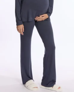 Cache Cœur Homewear|Pyjamas Grossesse-Pantalon de maternité Louna bleu nuit