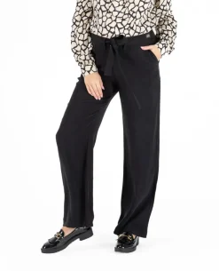 Cache Cœur Pantalons, Jupes & Shorts|Jeans-Pantalon large de grossesse Betty noir