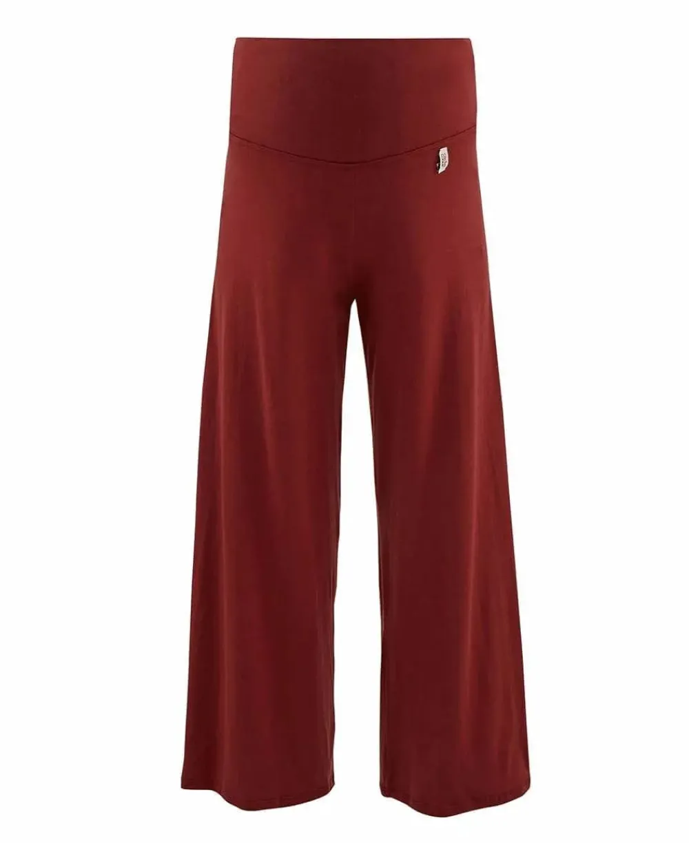 Cache Cœur Homewear|Pyjamas Grossesse-Pantalon 7/8ème de grossesse Origin terracotta