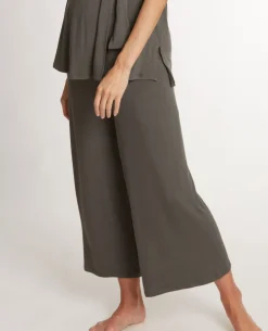 Cache Cœur Homewear|Pyjamas Grossesse-Pantalon 7/8ème de grossesse Origin kaki
