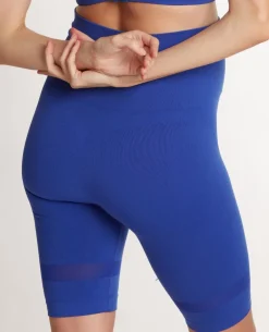 Cache Cœur Sportswear De Maternité|Collants Et Leggings De Grossesse-Panty de sport et de grossesse Woma bleu électrique