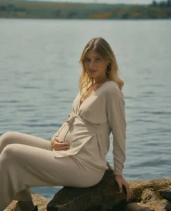 Cache Cœur Pulls D'allaitement|Chemises Et Tops D'allaitement-Pull de maternité Beverly