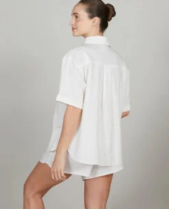Cache Cœur Homewear|Pyjamas Grossesse-Pyjashort de grossesse et d’allaitement Paulette