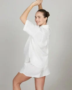 Cache Cœur Homewear|Pyjamas Grossesse-Pyjashort de grossesse et d’allaitement Paulette